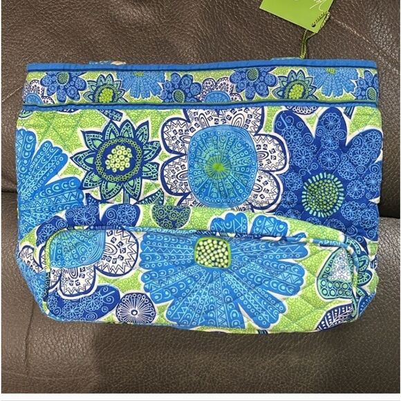 Vera Bradley Doodle Daisy Petite Zippered Tote NWT - Picture 6 of 6